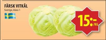 Matvärlden Tensta Färsk vitkål erbjuda