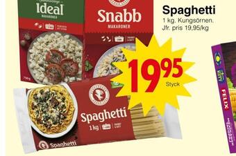 Matöppet Spaghetti erbjuda