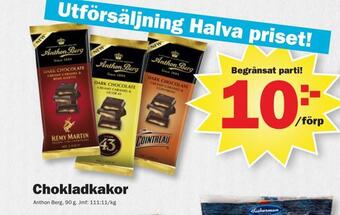 Pekås Chokladkakor erbjuda