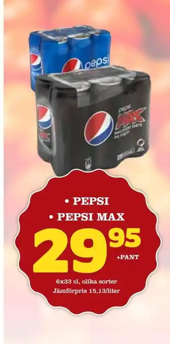 Pepsi • pepsi max