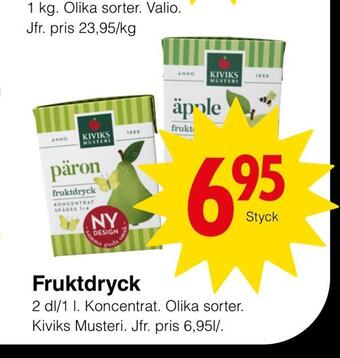 Matöppet Fruktdryck erbjuda