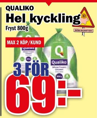 Matdax Hel kyckling erbjuda
