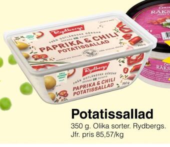 Matöppet Potatissallad erbjuda