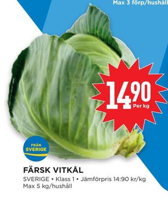 Willys Hemma Färsk vitkål erbjuda