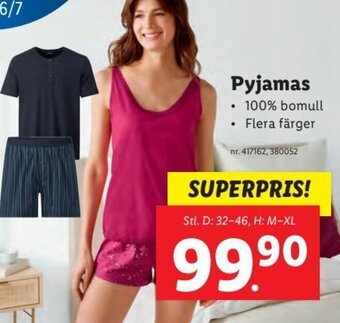Lidl Pyjamas erbjuda