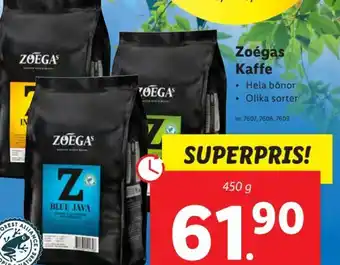 Lidl Zoégas Kaffe erbjuda