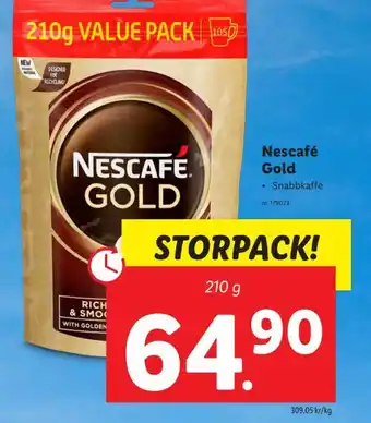 Lidl Nescafé Gold erbjuda