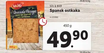 Lidl SOL & MAR Spansk ostkaka erbjuda