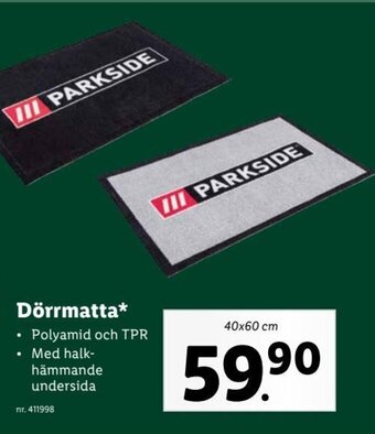 Lidl Dörrmatta* erbjuda