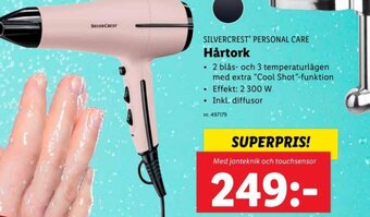 Lidl SILVERCREST PERSONAL CARE Hårtork erbjuda