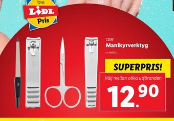 Lidl CIEN Manikyrverktyg erbjuda