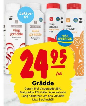 City Gross Grädde erbjuda