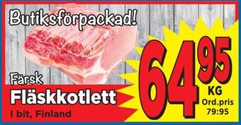 Supergrossen Fläskkotlett erbjuda