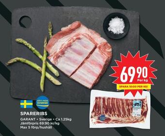 Willys Spareribs erbjuda