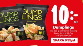 City Gross Dumplings erbjuda