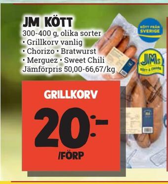 MatArket Grillkorv erbjuda