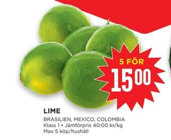 Willys Lime erbjuda