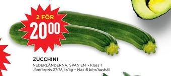 Willys Zucchini erbjuda