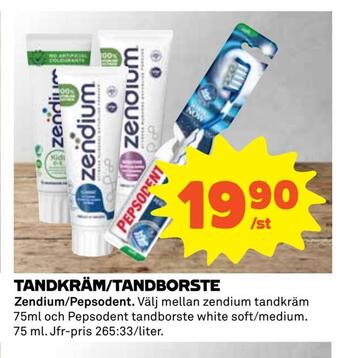 Coop Tandkräm/tandborste erbjuda