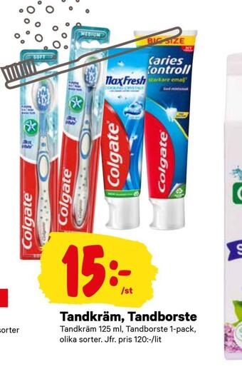 City Gross Tandkräm, tandborste erbjuda