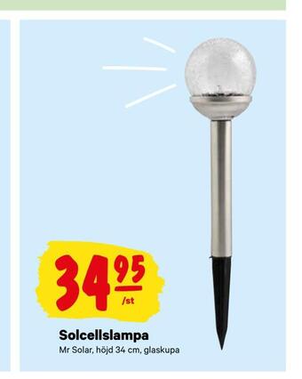 Solcellslampa