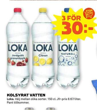 Stora Coop Kolsyrat vatten erbjuda