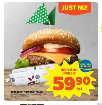 Stora Coop Nötfärs i rulle erbjuda