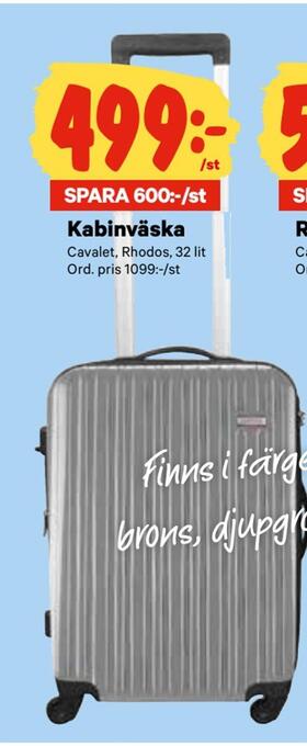 City Gross Kabinväska erbjuda