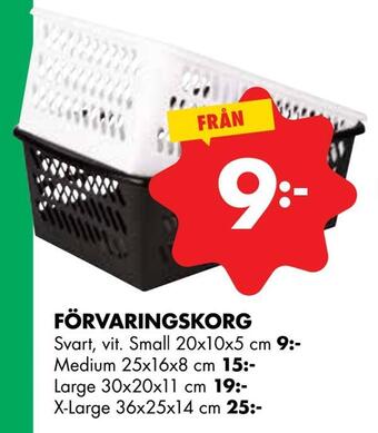 ÖoB Förvaringskorg erbjuda