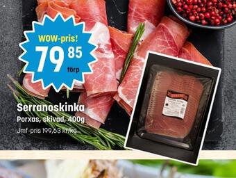 Eurocash Serranoskinka erbjuda
