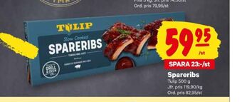 City Gross Tulip spareribs erbjuda