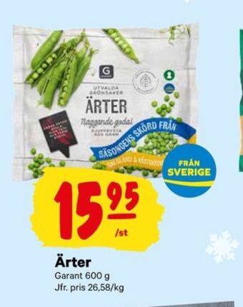 City Gross Garant grönsaker erbjuda
