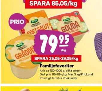 City Gross Arla gräddost erbjuda