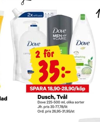 City Gross Dove duschtvål erbjuda