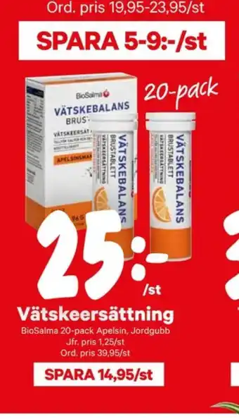 Biosalma vätskeersättning