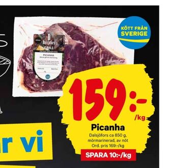 City Gross Dalsjöfors picanha erbjuda
