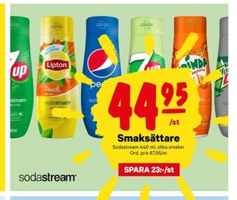 City Gross Sodastream smaksättare erbjuda