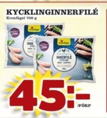 Matdax Kronfågel kycklinginnerfilé erbjuda