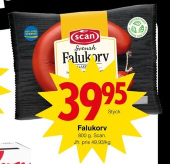 Matöppet Scan falukorv erbjuda