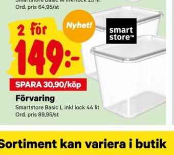 City Gross Smartstore förvaringsboxar erbjuda