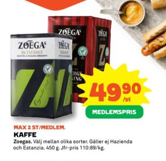 Coop Mollbergs blanding kaffe malet erbjuda
