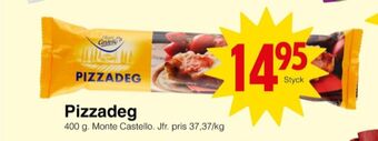 Matöppet Monte castello pizzadeg erbjuda