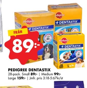 ÖoB Dentastix hundsnacks erbjuda
