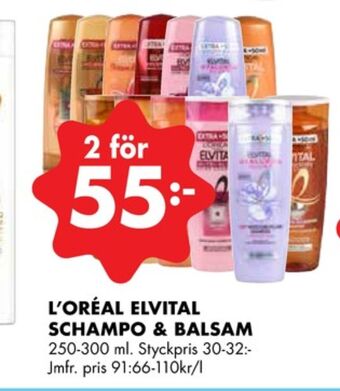ÖoB Elvital balsam erbjuda