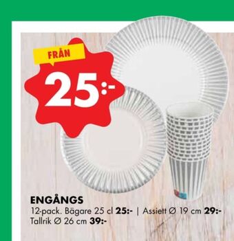 ÖoB Voltage engångsbestick/servis erbjuda