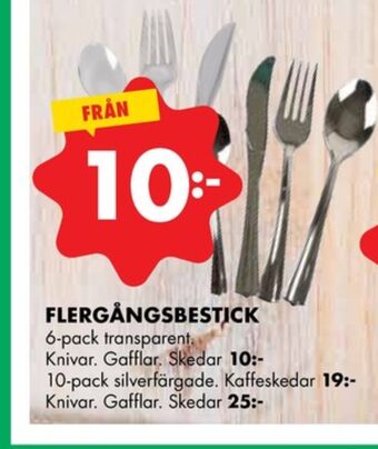 ÖoB Voltage engångsbestick/servis erbjuda