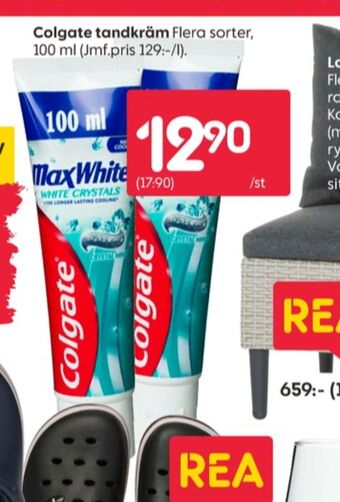 Rusta Colgate tandkräm erbjuda