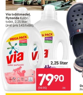 Rusta Via tvättmedel flytande erbjuda