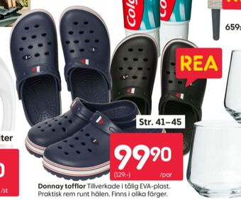 Rusta Donnay badtofflor erbjuda