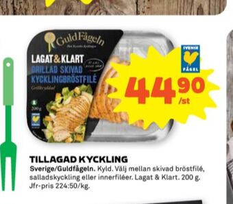 Stora Coop Guldfågeln kycklingbröstfile erbjuda